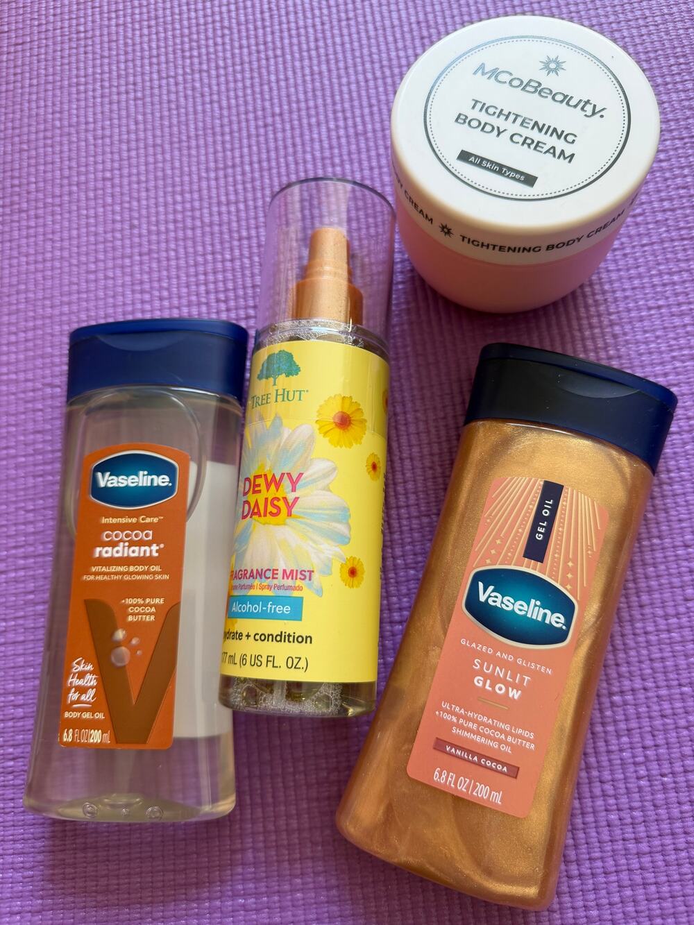 New Vaseline Body Gel Oil Tree Hut Mist MCoBeauty Body Cream Lot